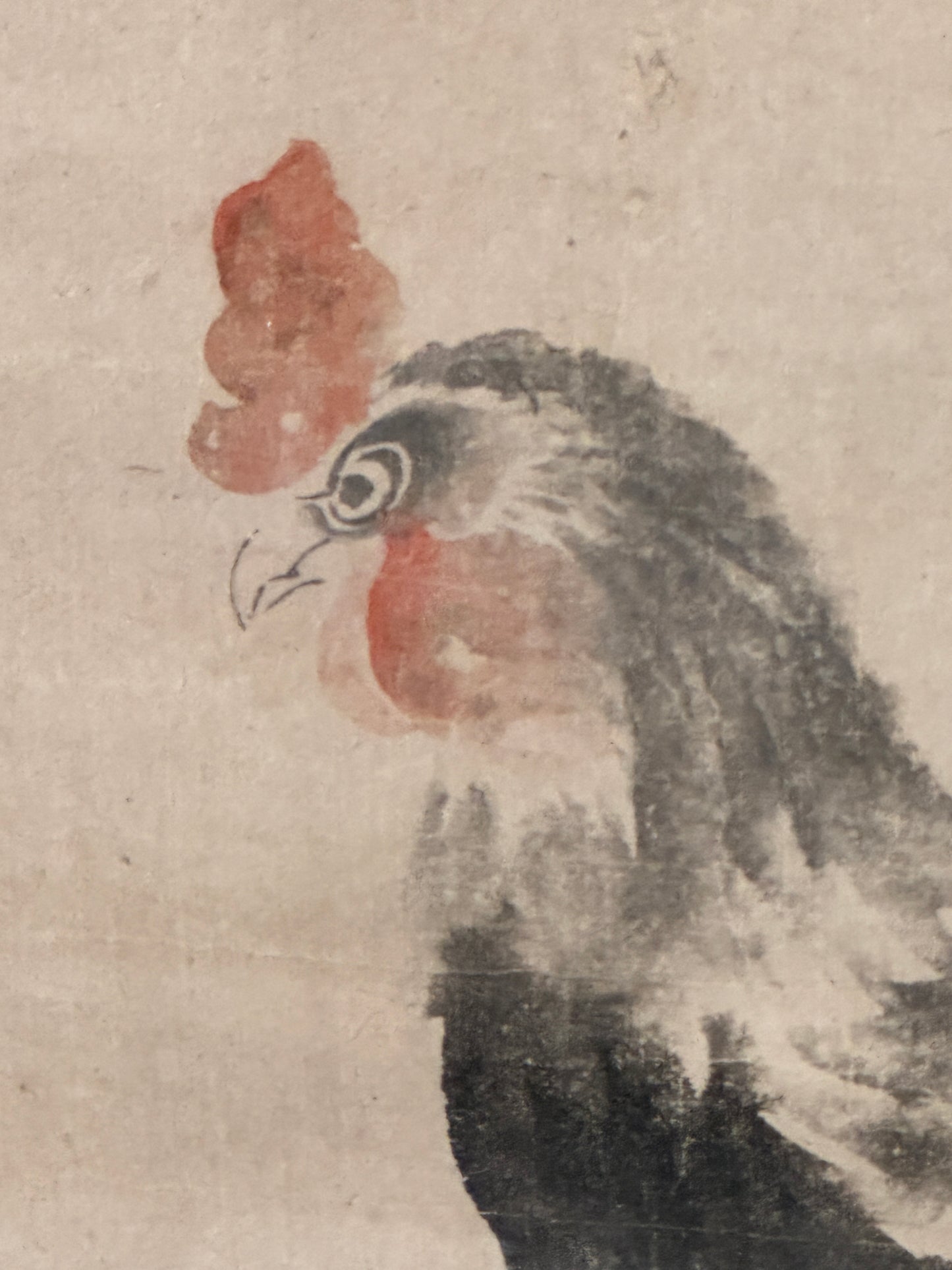 Hahn mit Trommel 鶏  |  Kusumi Morikage 久隅守景  |  1620-1690