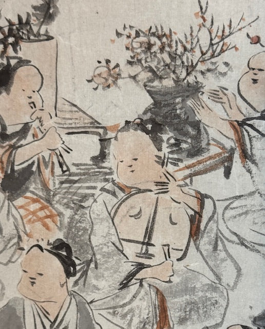 Hundert Glücksfrauen おたふく |  Kawabata Gyokushō 川端玉章 | 1842-1913 (gemalt: März 1881)