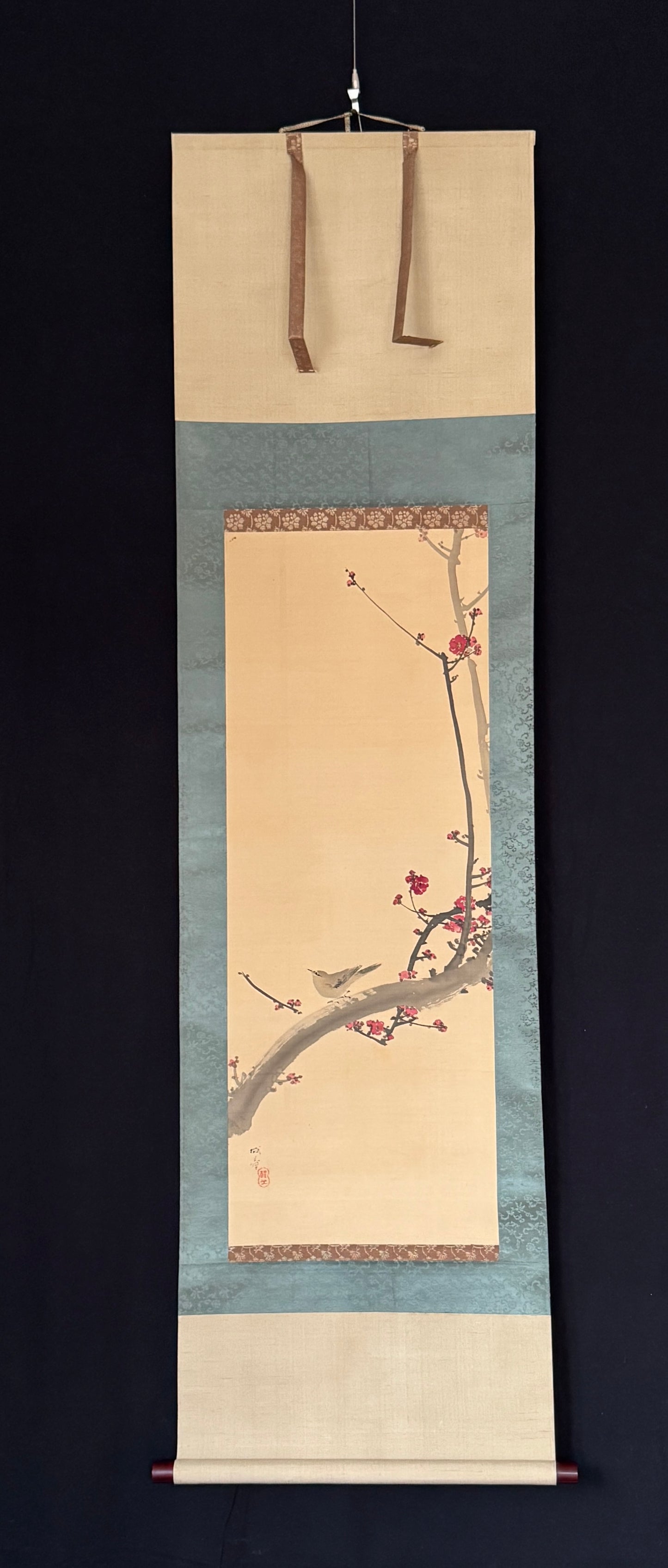 Nachtigall auf Pflaumenblüten 梅の鳥 | Moroboshi Seishō 諸星成章 | 1870-1943