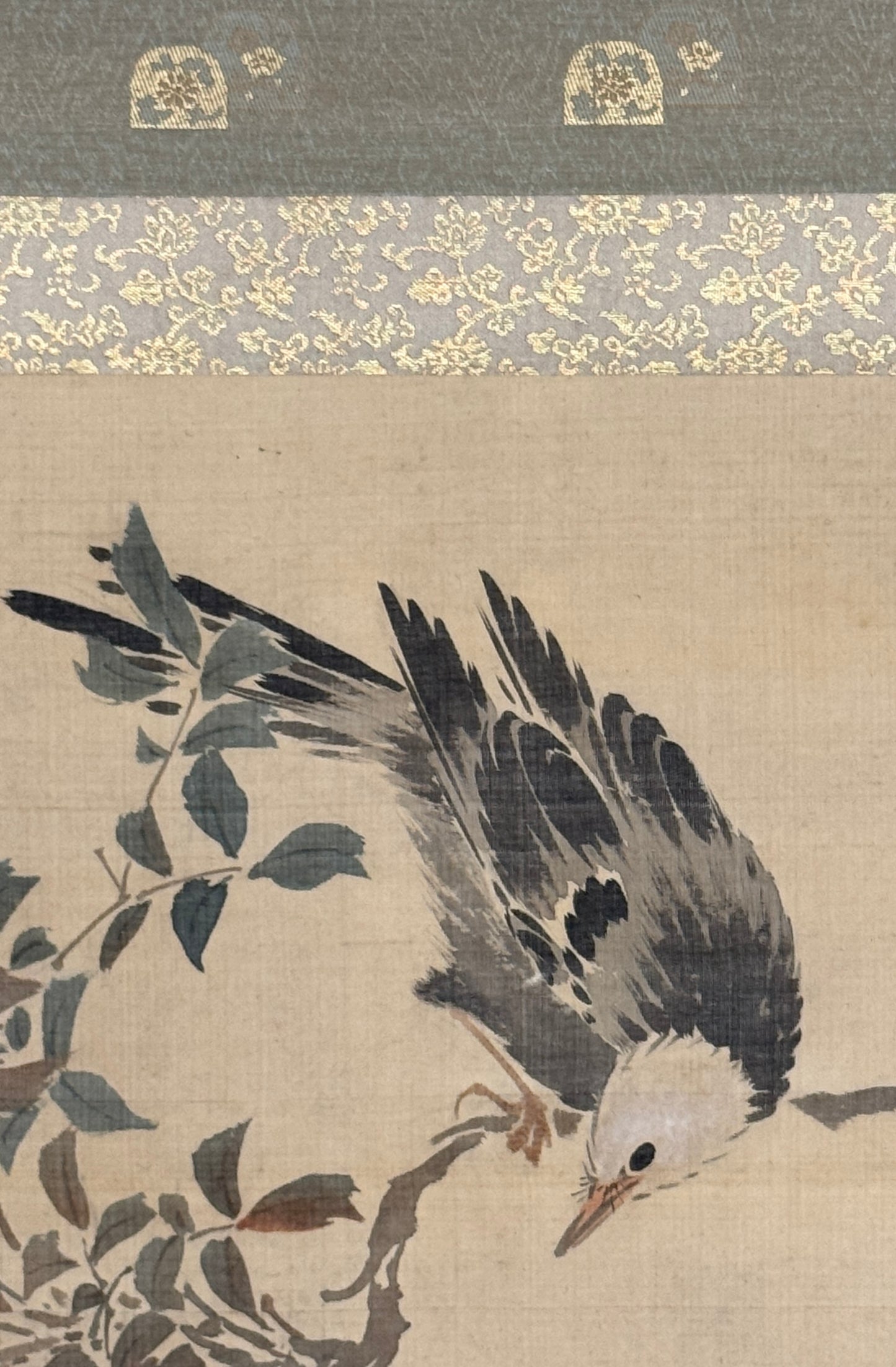 Two Birds on a Nandine Bush | Oda Kaisen 小田海僊 | 1785-1863