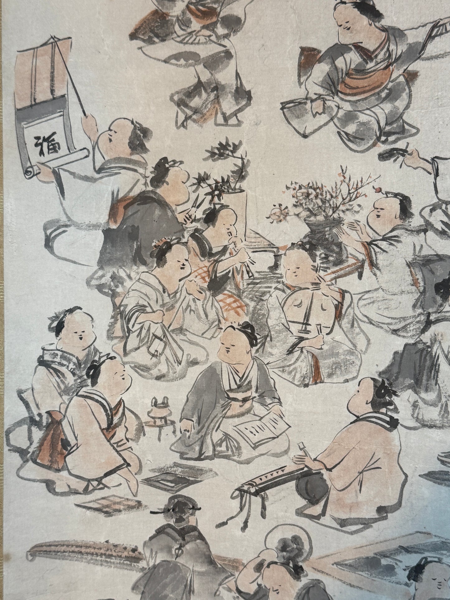 Hundert Glücksfrauen おたふく |  Kawabata Gyokushō 川端玉章 | 1842-1913 (gemalt: März 1881)