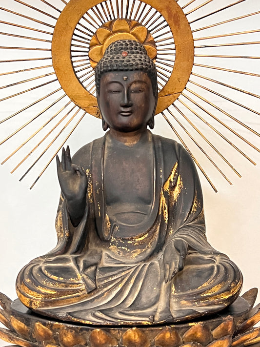 Sitzende Amida-Figur 阿弥陀如来 | unbekannt | Mittlere Muromachi-Zeit (15. Jh.)