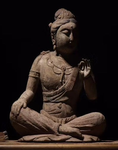 Bosatsu (guanyin) 自在思維菩薩 (“freely thinking” Bosatsu) | In the style of the Song Dynasty (960–1279) | 