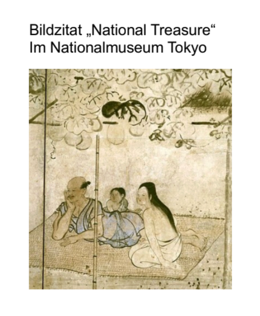 Zwei Pferde 馬二匹 | Kusumi Morikage  久住守景 | 1620-1690 (Lebensdaten nicht einwandfrei gesichert)