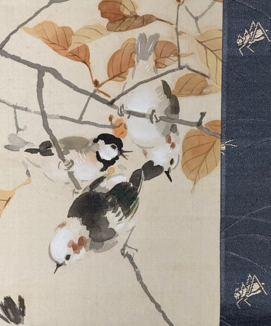 Tits in autumn | Yamada Kōun 山田耕雲 | 1878-1956