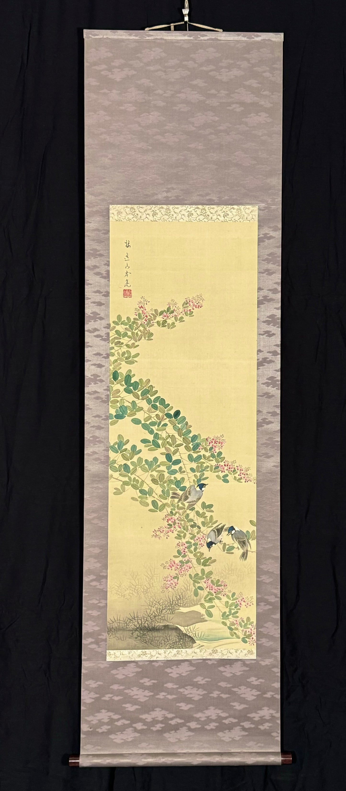 Vögel auf Hagistrauch | Yamamoto Baiitsu 山本梅逸 | 1783-1856