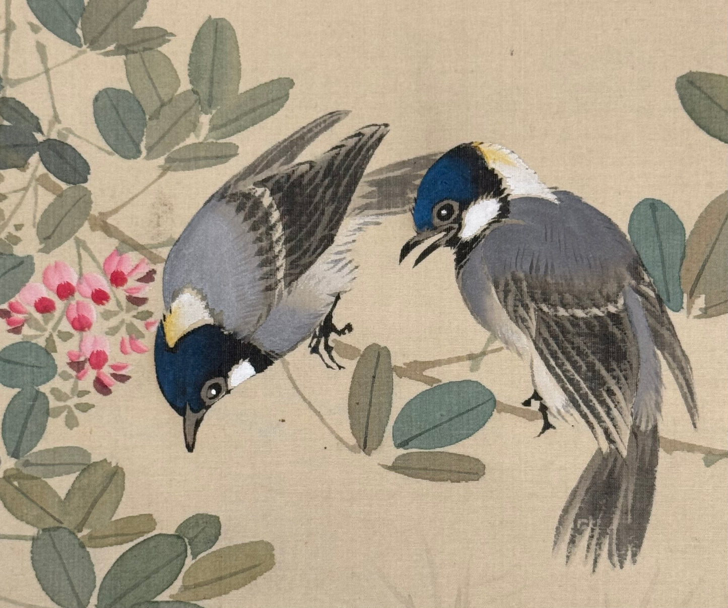 Vögel auf Hagistrauch | Yamamoto Baiitsu 山本梅逸 | 1783-1856