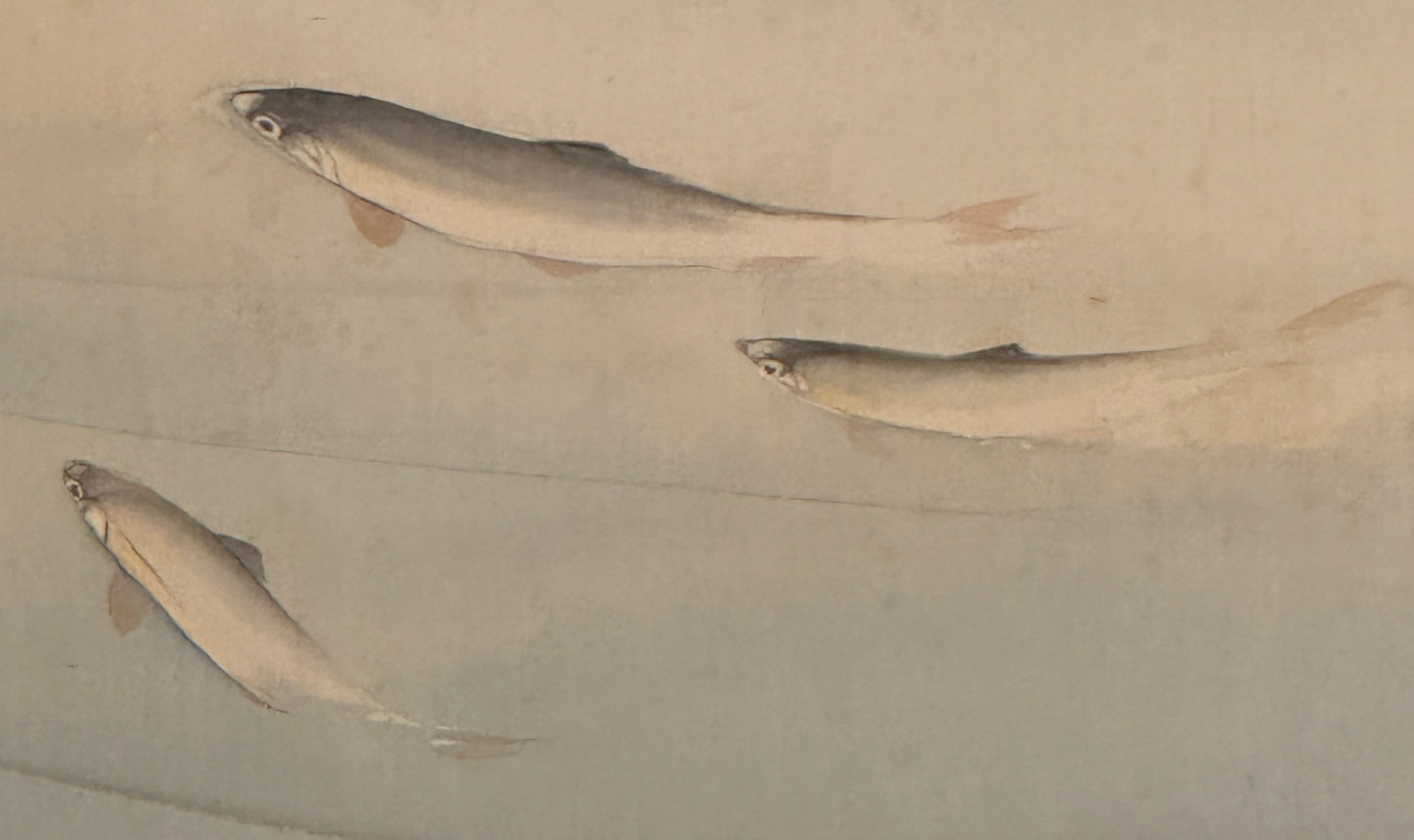 Glyzinien, Eisvogel, Fische | Kawabata Gyokushō 川端玉章 | 1842-1913