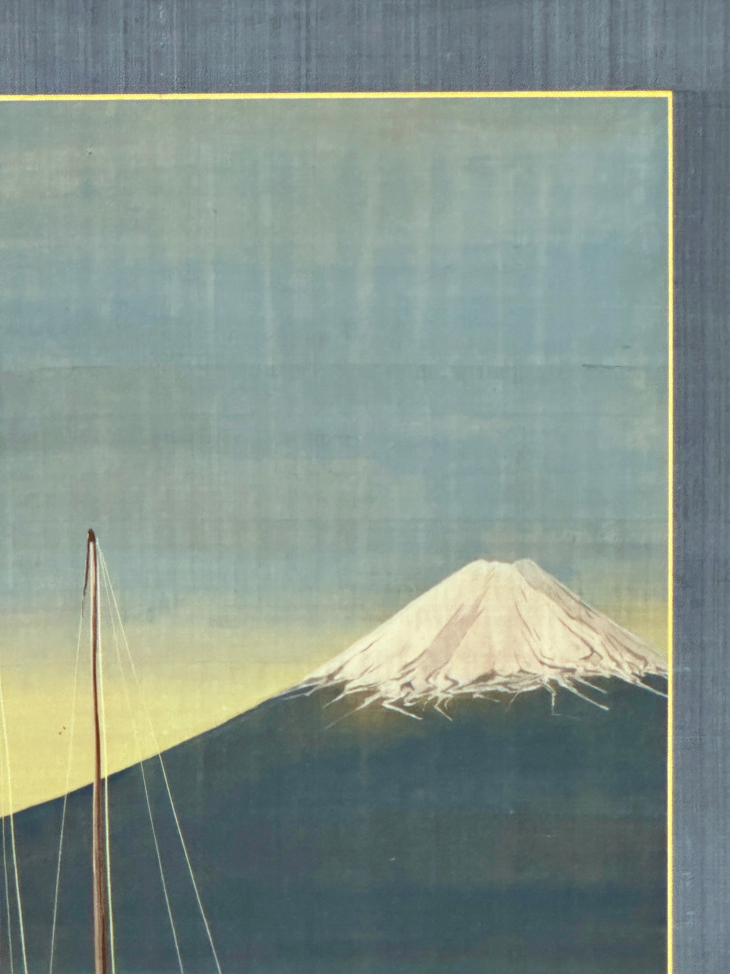 Diptych Fuji with seascape | Shiba Kōkan 司馬江漢 | 1747-1818