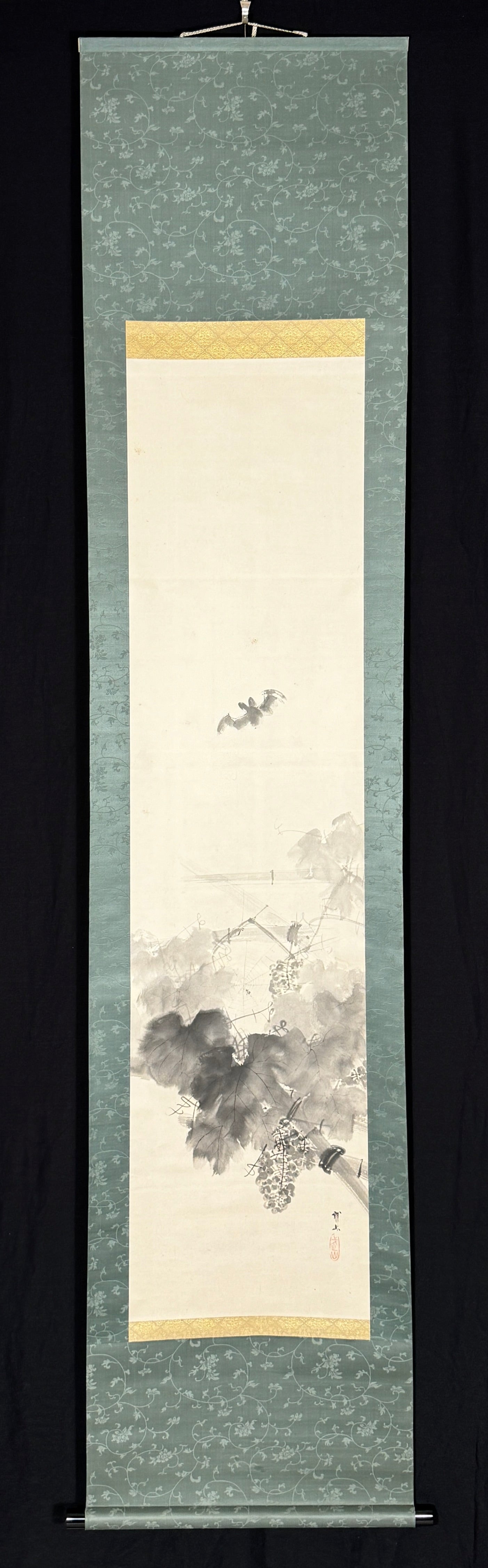 Fledermaus, Spinnennetz | Kimura Buzan 木村武山 | 1876-1942