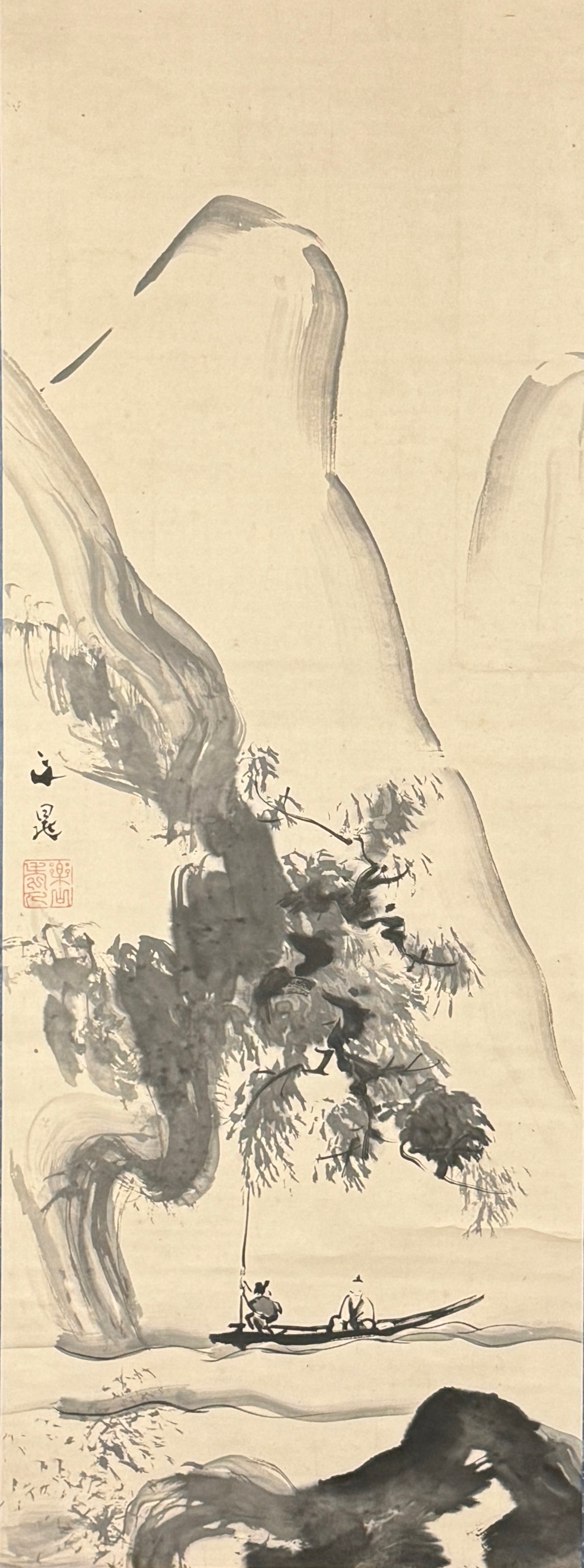 Landscape, boat trip | Tani Bunchō 谷文晁 | 1763-1840