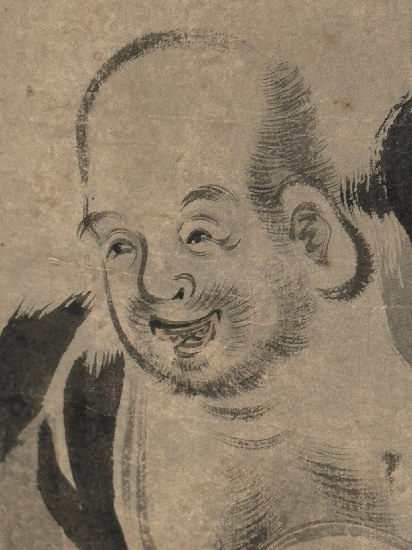 Hotei (God of Luck) | Kanō Naonobu attr. 狩野尚信（伝）| 1607-1650