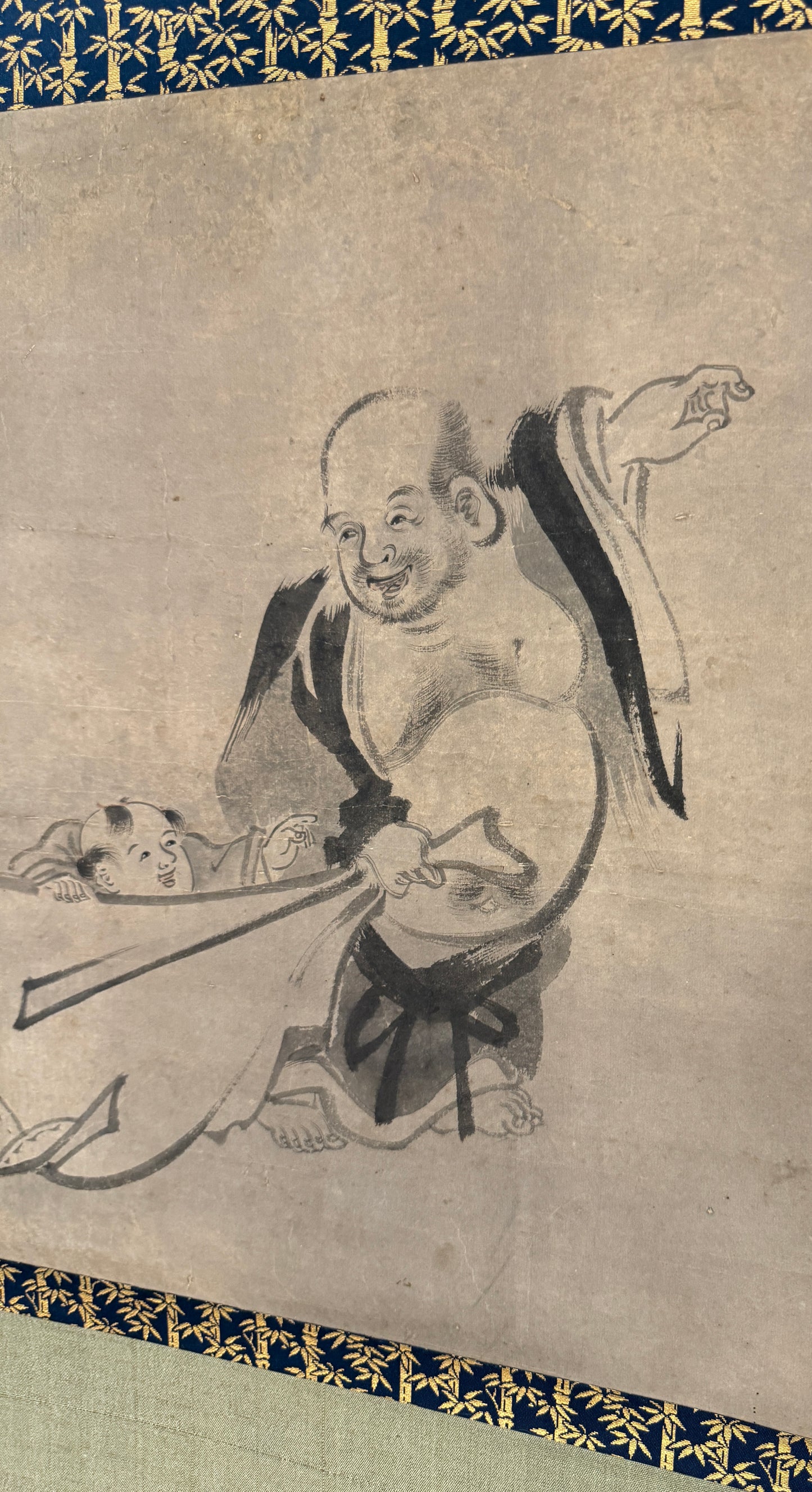 Hotei (God of Luck) | Kanō Naonobu attr. 狩野尚信（伝）| 1607-1650