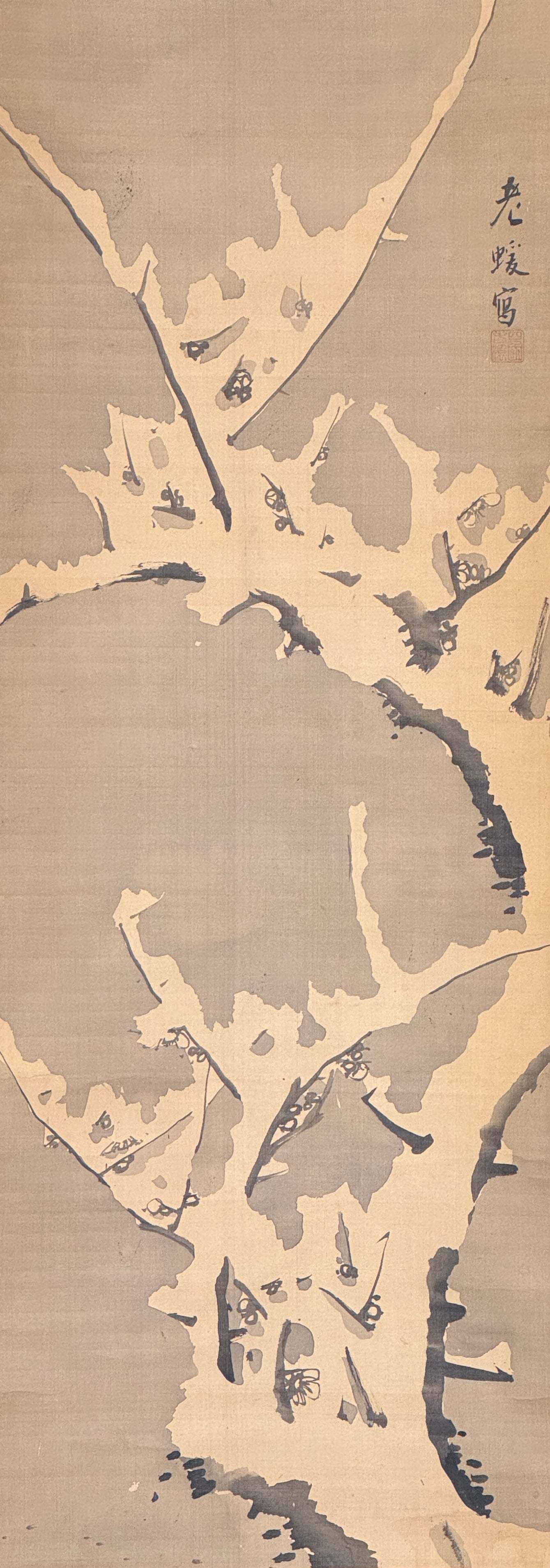 Verschneiter Baum | Igawa Meimon 井川鳴門 | 1751-1806