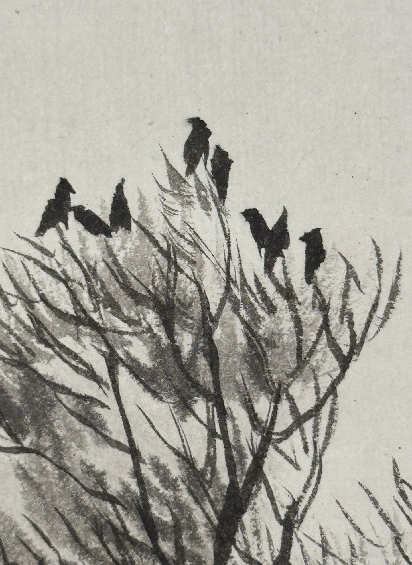 Raben im Herbst | Yamamoto Shunkyō 山元春挙 | 1872-1933