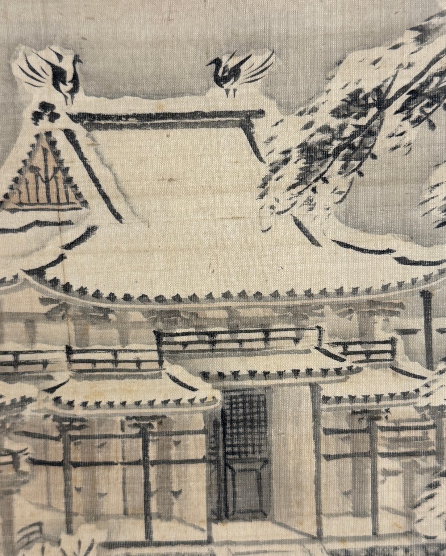 Byōdōin im Schnee 雪景色の平等院 | Okajima Seikō 岡嶋清曠 | 1828-1877