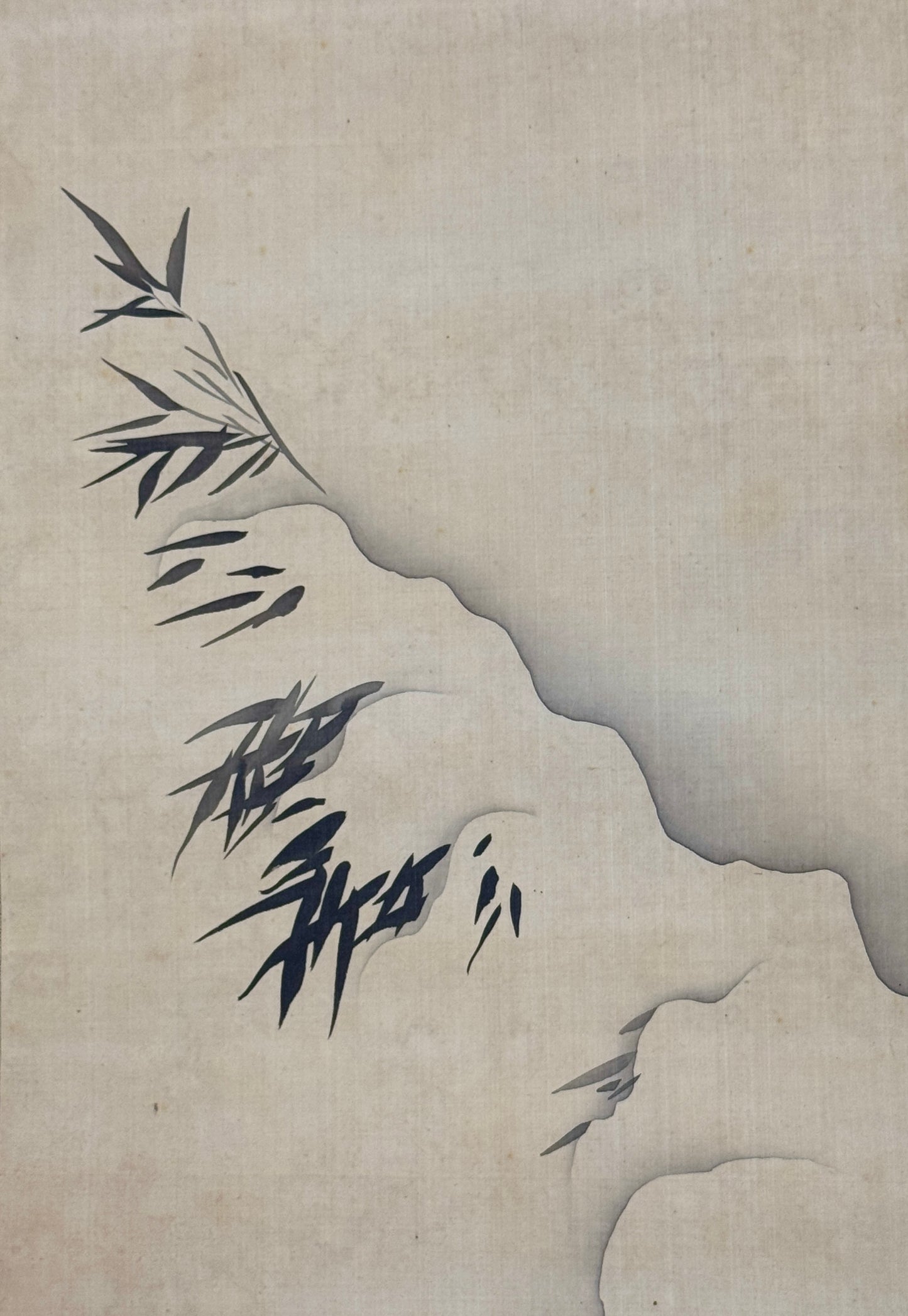 Bambus unterm Schnee  雪の竹 | Hashimoto Gahō  橋本雅邦 | 1835-1908