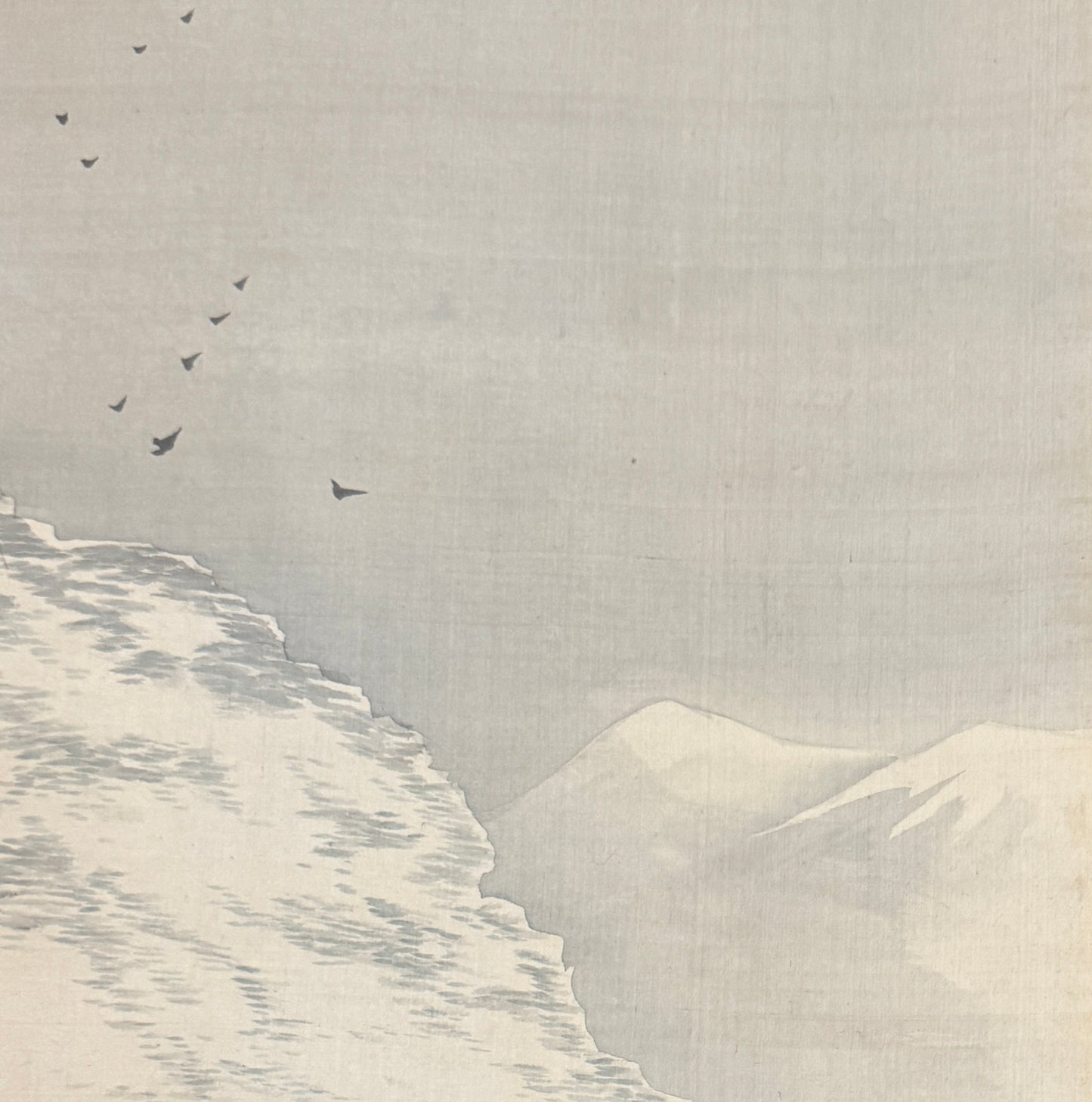 Kinkakuji in Winter 冬景色の金閣寺 | Mori Kansai 森寛斎 | 1814-1894 (painted 1869)