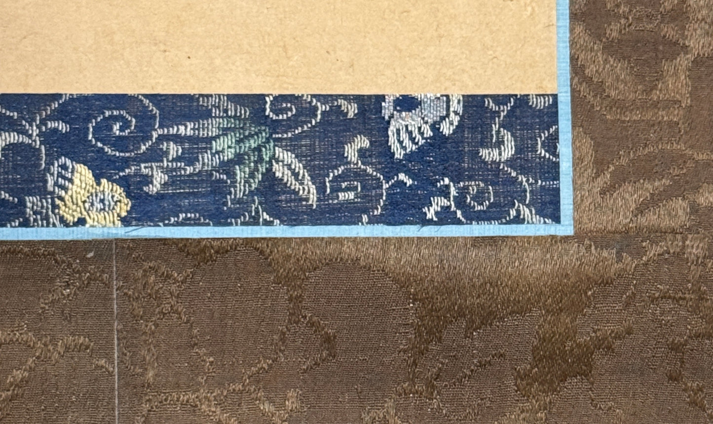 Diptychon Landschaft / Haubenmaina auf Pflaumenblüte | Hasegawa Settan (attr.) 長谷川雪旦 (伝) | 1778-1843