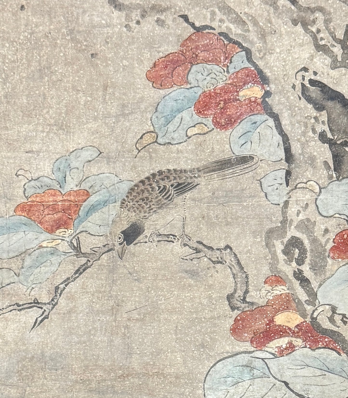Vögel im Winter mit Kamelien | Kanō Sanraku (attr,) 狩野山楽（伝）| 1559-1635