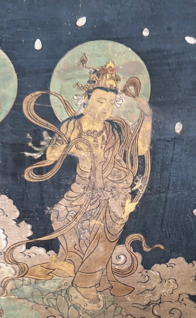 Dancer sculpture from the Phoenix Hall of Byōdōin | Workshop of Jōchō (d. 1057) | 11th century (copy presumably 1960)