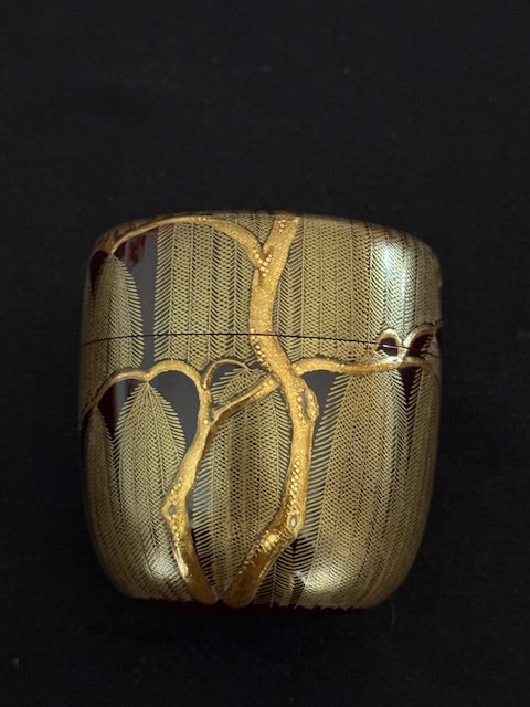 Weide auf natsume (Teedose) | Nakayama Yukihiko 中山幸比古 | 1956 -