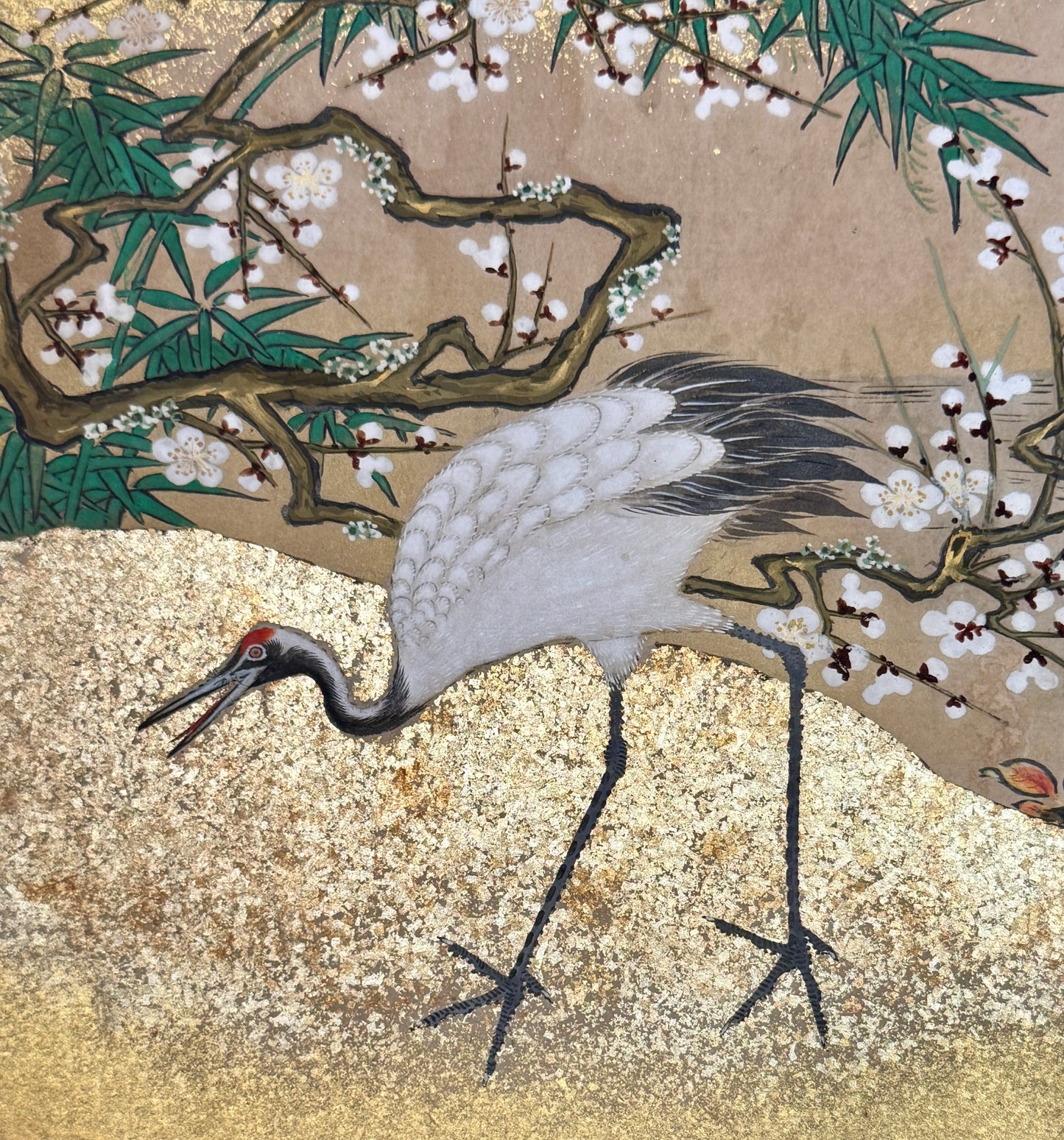 Flowers and Crane | anonymous | 18th Century