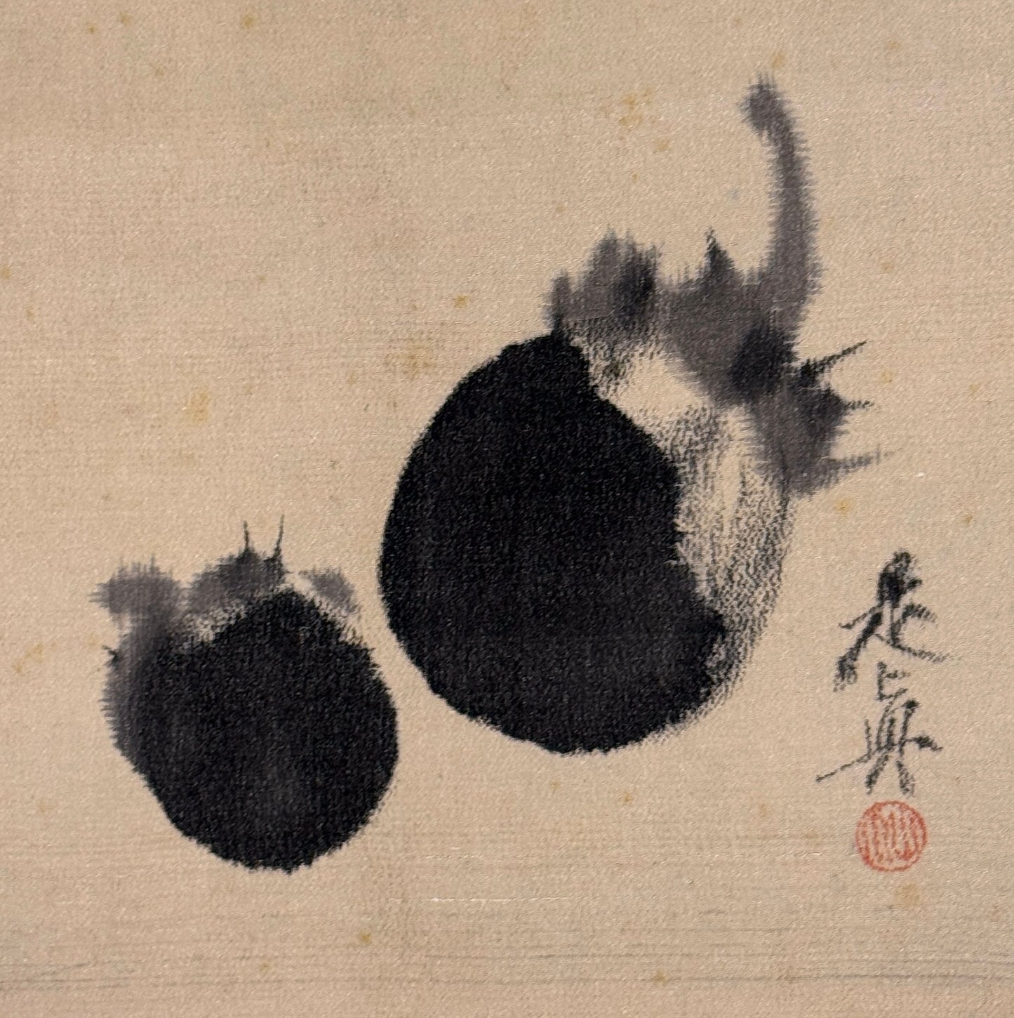 Zwei Auberginen | Shibata Zeshin 柴田是真 | 1807-1891