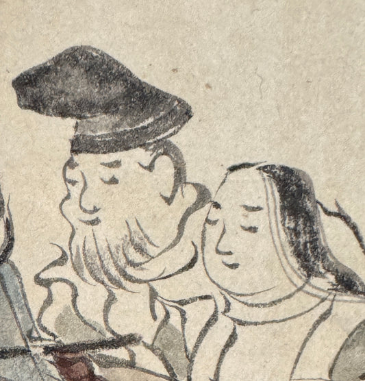 Fürst zu Pferd mit Gefolge | Hanabusa Itchō (attr.) 英一蝶（伝）（落款なし | 1652-1724