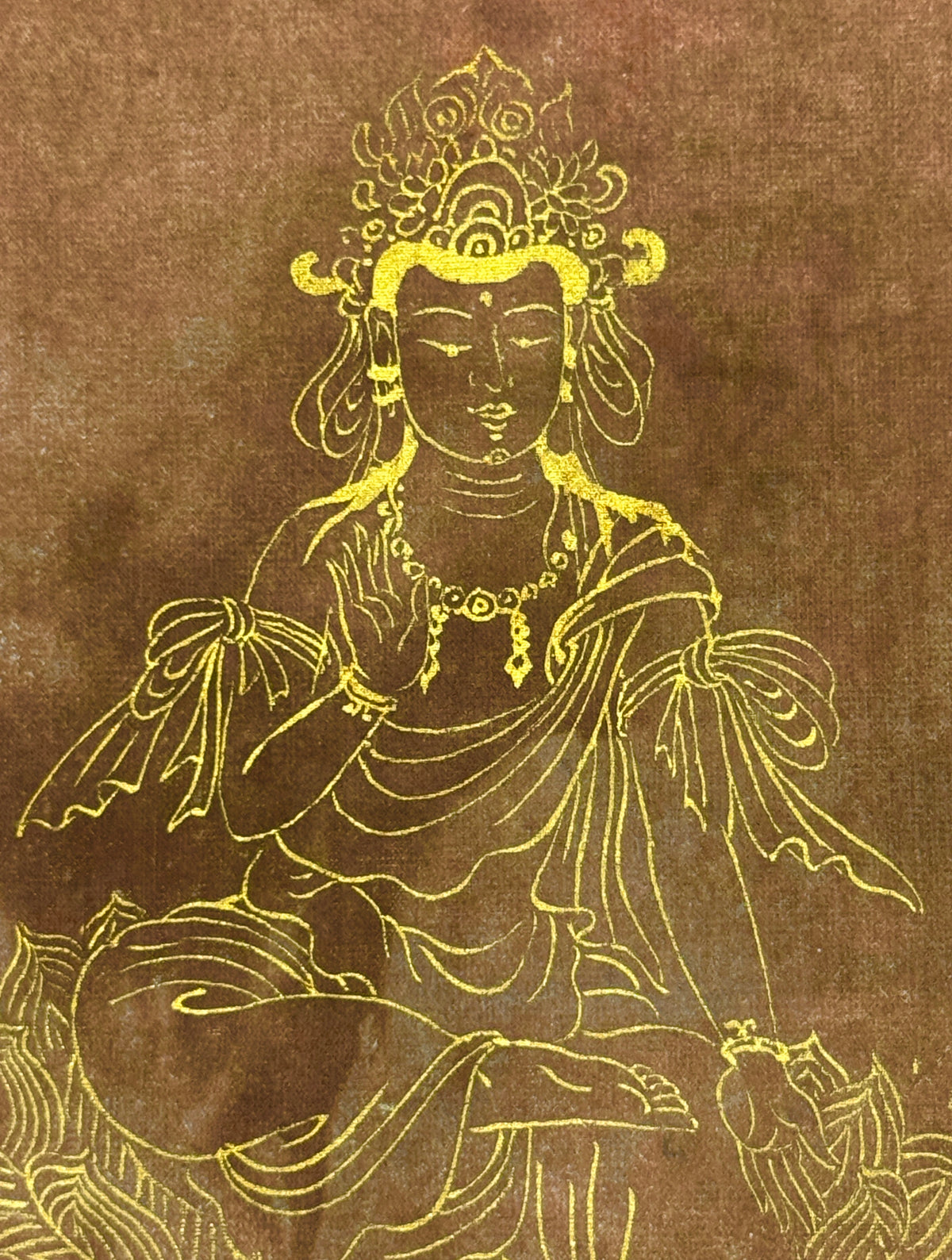 Kwannon (Guanyin) und Sutrazeilenpaar | chinesisch anonym | 18.Jh.