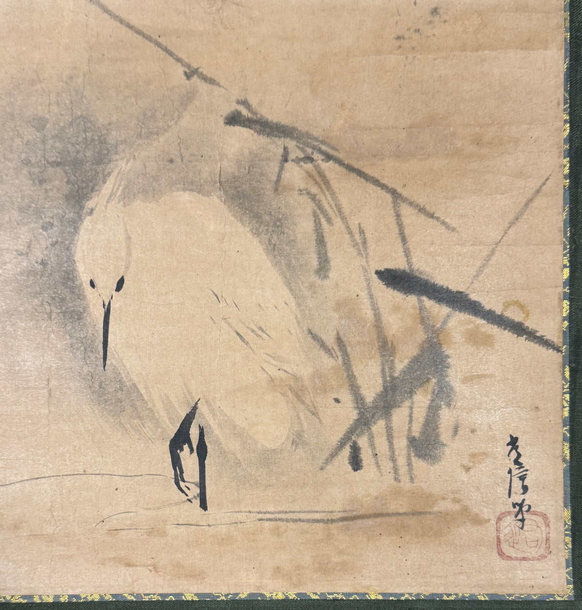 Reiher im Schilf | Kanō Tsunenobu 狩野常信 | 1636-1713