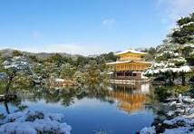 Kinkakuji in Winter 冬景色の金閣寺 | Mori Kansai 森寛斎 | 1814-1894 (painted 1869)